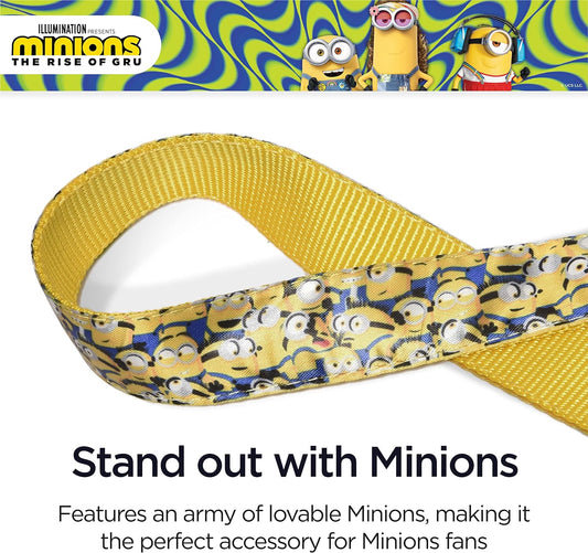 Dog Leash, 4Ft (48In) Blue and Yellow More than a Minion| Gifts for Fans and Their Pets | Officially Licensed Pet Product from Universal Studios| Gifts for Fans and Their Pets