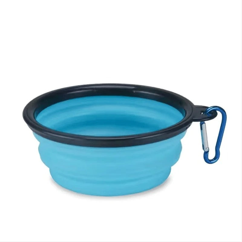 Portable Collapsible Dog Water Bowl for Outdoor Use