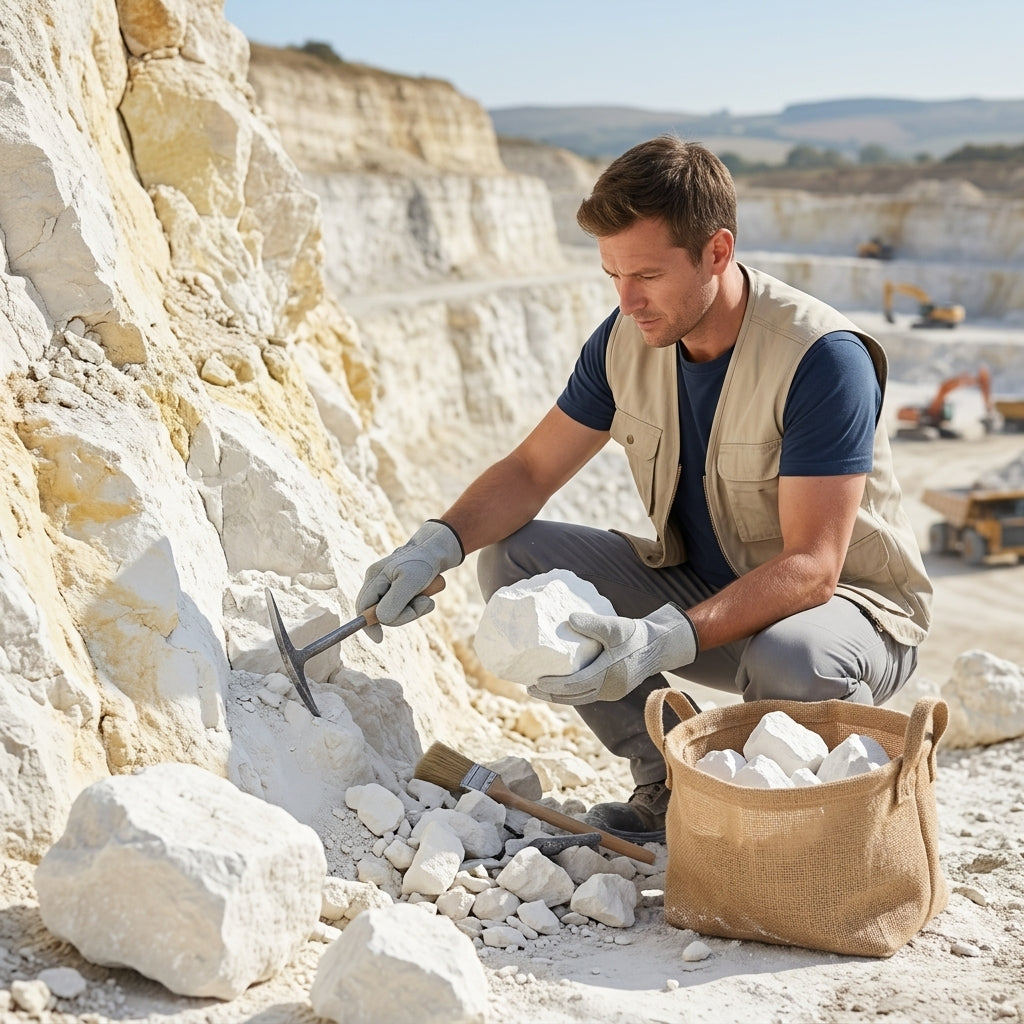 Discover the Origin: How Natural Chalk is Harvested