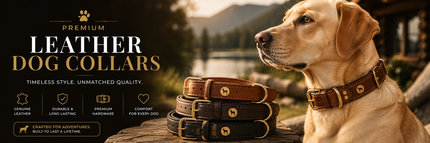 Premium Leather Dog Collars