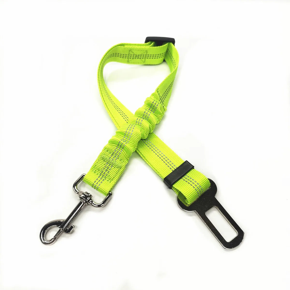 Adjustable Elastic Dog Car Seat Belt – Reflective Safety Harness