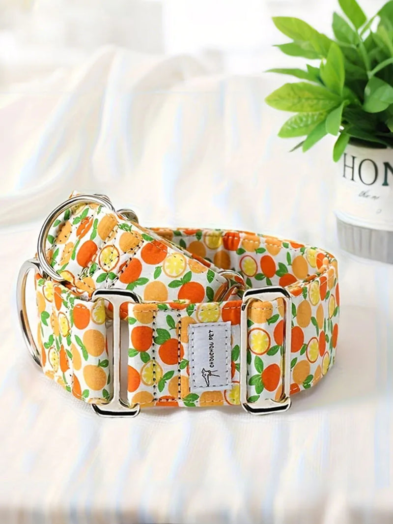 Martingale Dog Collar | Wide Anti-Pull Collar for Sighthounds