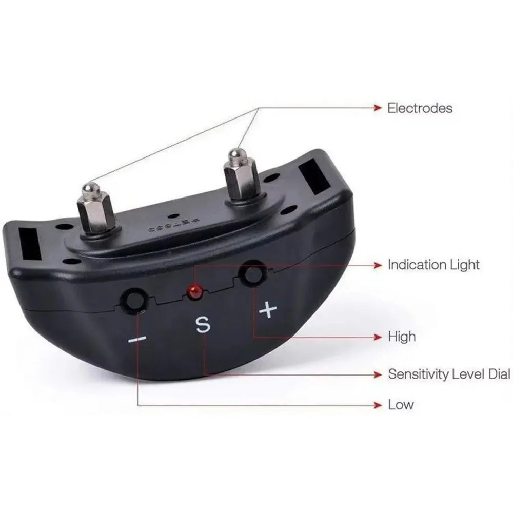 Electric anti Bark Collartraining for Indoor Outdoor Little Dogs Teaching Tool Small Pet Dog No Barking 4LR44 6V Tone Shock New