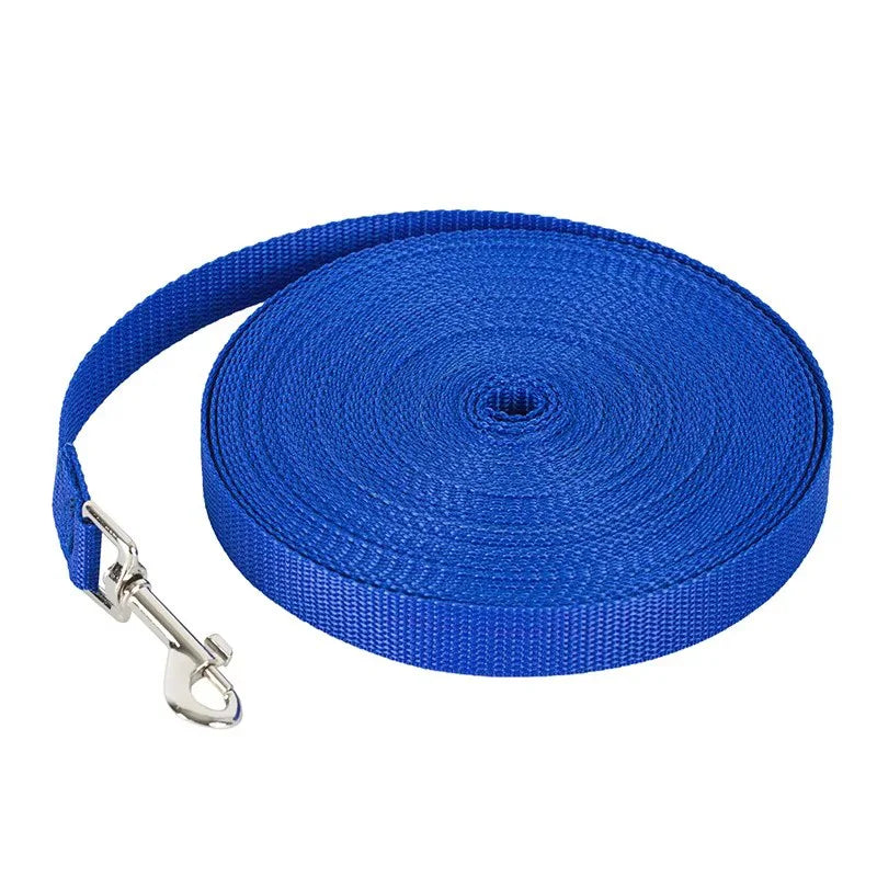 Heavy-Duty Extended Dog Leash | Anti-Tangle Nylon Outdoor Tracking & Recall Lead