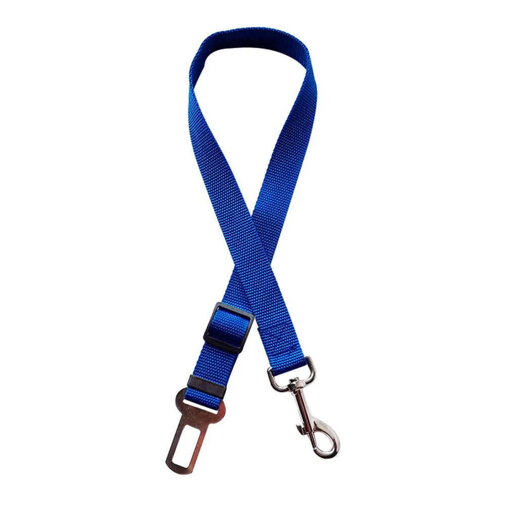 Adjustable Elastic Dog Car Seat Belt – Reflective Safety Harness