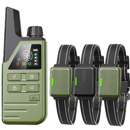 Electric Dog Training Collar 300M Remote Control Pet Puppy Dog Bark Stop Collar IPX7 Waterproof Rechargeable anti Barking Device