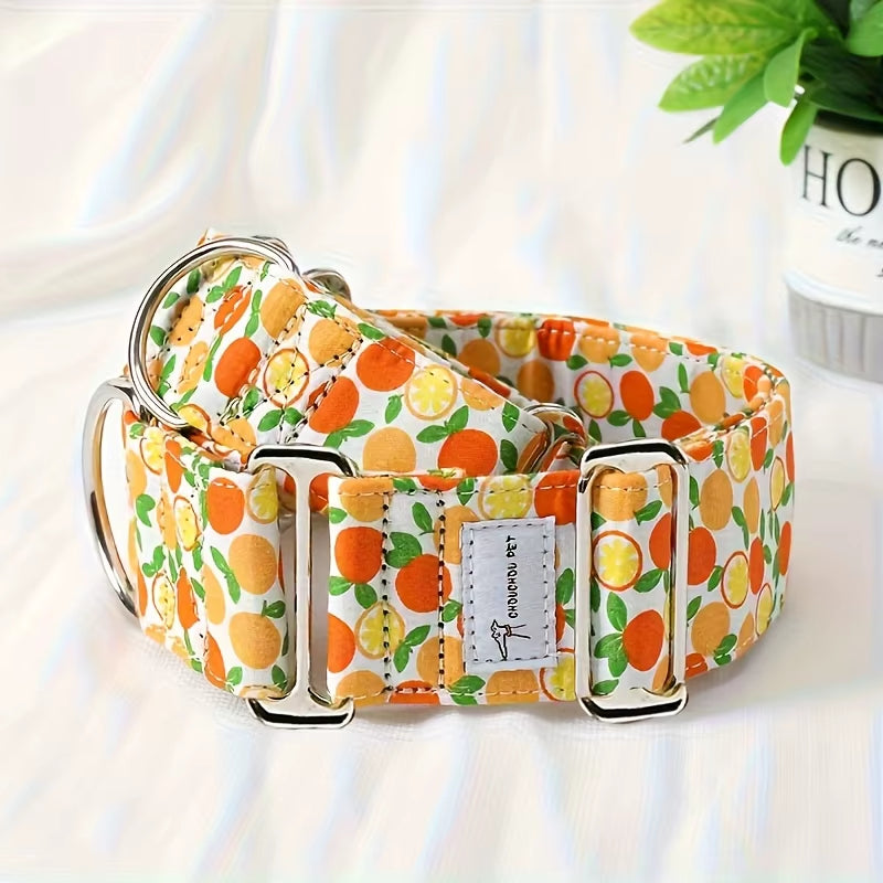 Martingale Dog Collar | Wide Anti-Pull Collar for Sighthounds