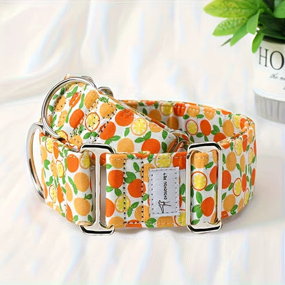 Martingale Dog Collar | Wide Anti-Pull Collar for Sighthounds