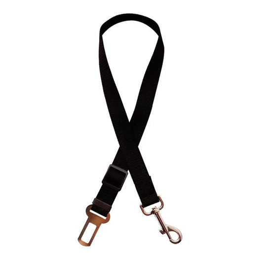 Adjustable Elastic Dog Car Seat Belt – Reflective Safety Harness