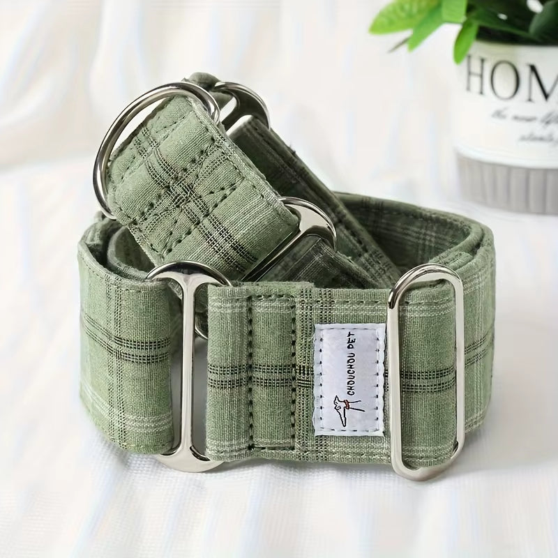 Martingale Dog Collar | Wide Anti-Pull Collar for Sighthounds