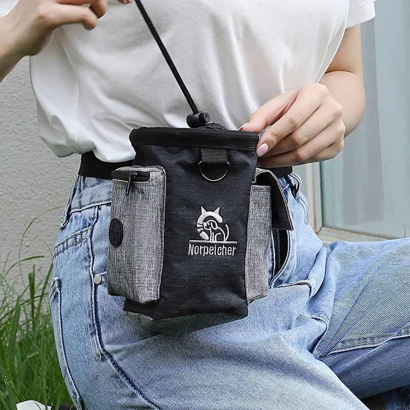 Multi-Pocket Pet Reward Pouch for Training & Hiking