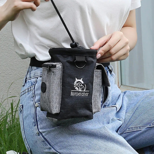 Multi-Pocket Pet Reward Pouch for Training & Hiking