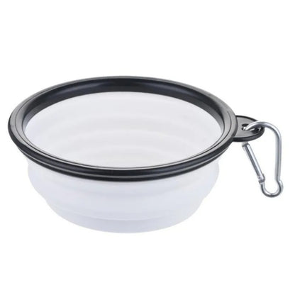 Portable Collapsible Dog Water Bowl for Outdoor Use