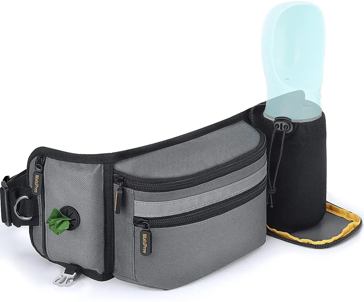 Portable Puppy Reward Bag with Adjustable Waist Belt