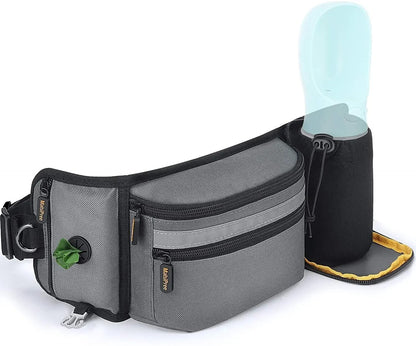 Portable Puppy Reward Bag with Adjustable Waist Belt
