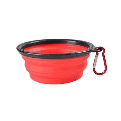 Portable Collapsible Dog Water Bowl for Outdoor Use