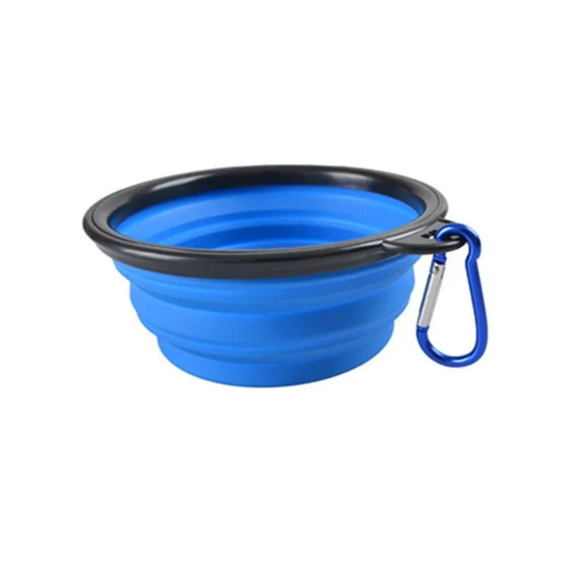 Portable Collapsible Dog Water Bowl for Outdoor Use