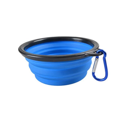 Portable Collapsible Dog Water Bowl for Outdoor Use